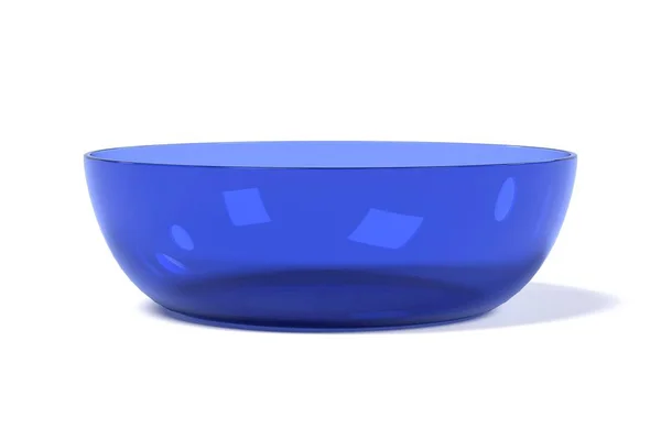 Realistic 3d render of glass bowl — Stock Photo, Image