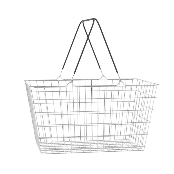 Realistic Render Shopping Basket — Stock Photo, Image