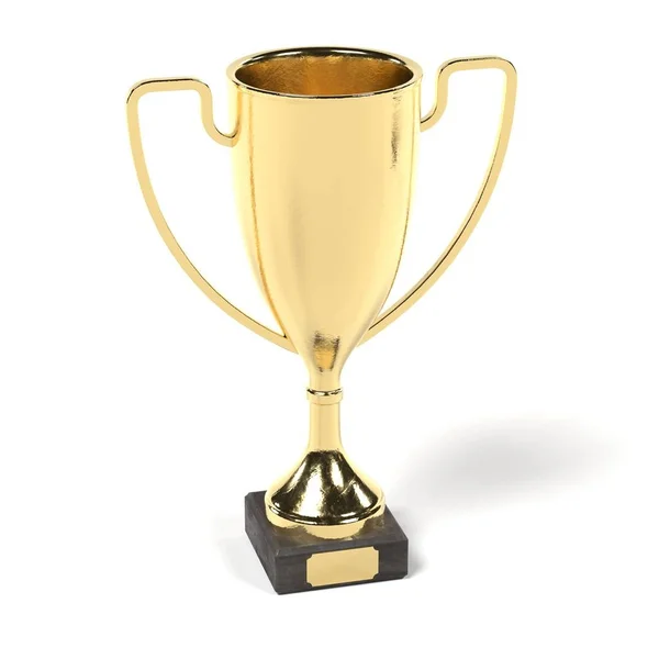 Realistic Render Sport Trophy — Stock Photo, Image