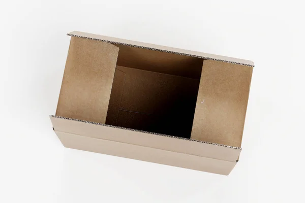 Realistic Render Carboard Box — Stock Photo, Image