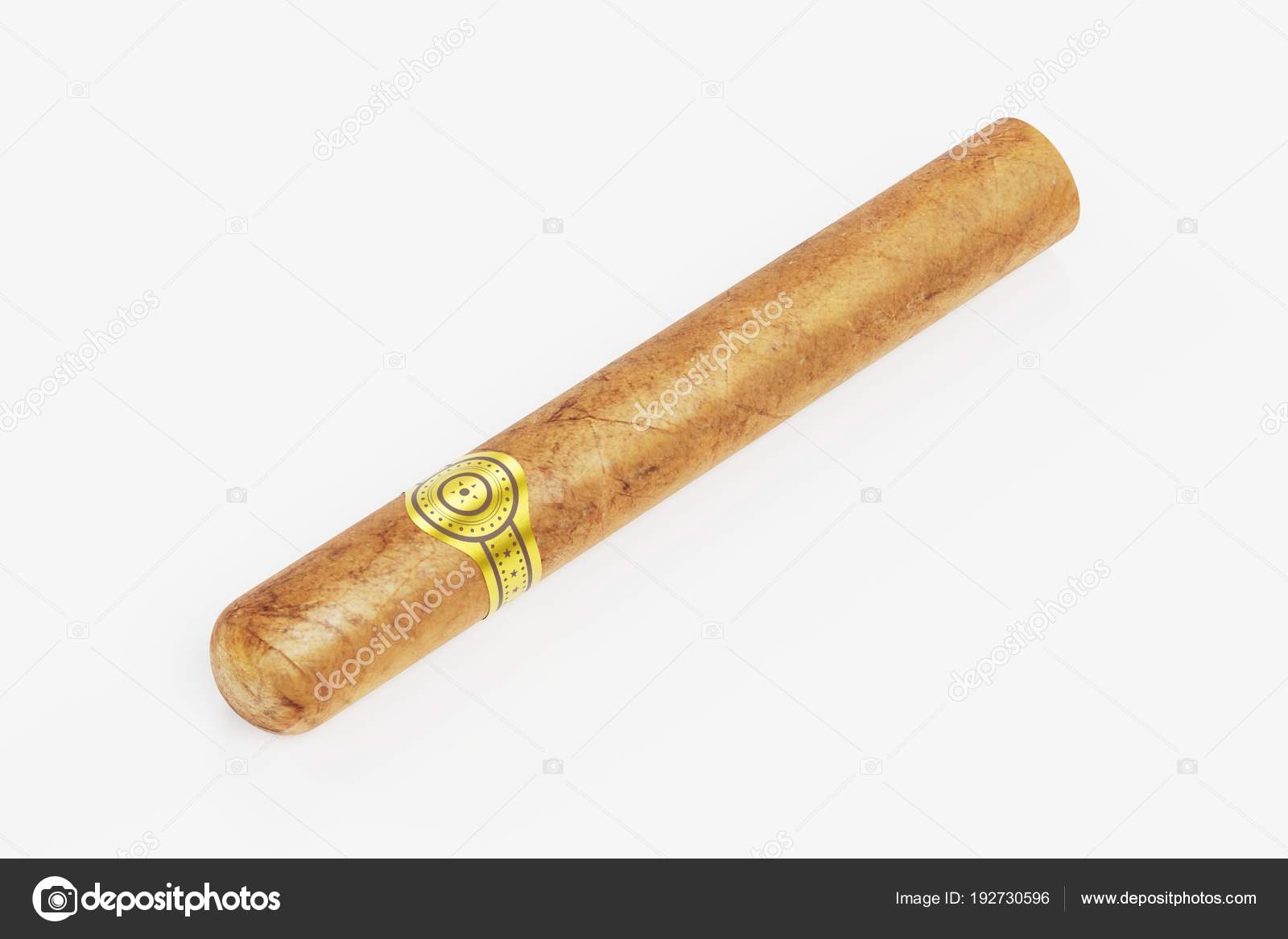 Realistic Render Cigar Stock Photo Realistic Render Cigar Stock Photo