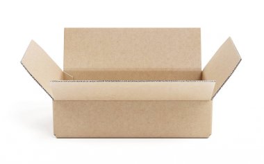 Carboard kutusunun gerçekçi 3d Render