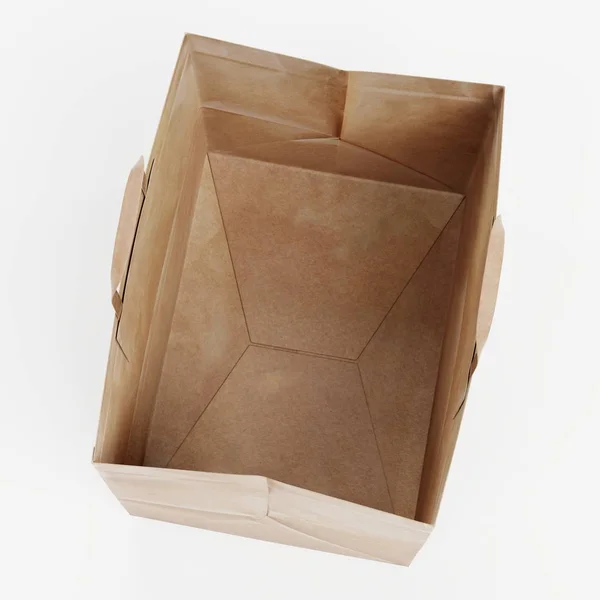 逼真的纸袋3D — 图库照片