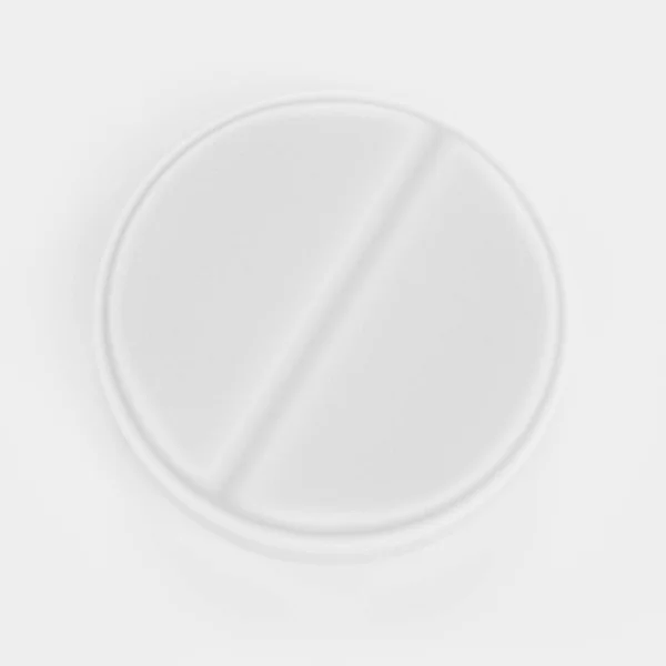 Valósághű Render Gyógyszert Tabletta — Stock Fotó