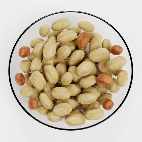 Realistische Darstellung Von Erdnüssen — Stockfoto