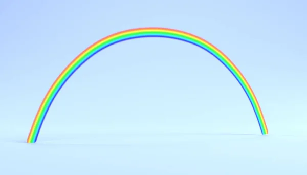 逼真的彩虹3D — 图库照片