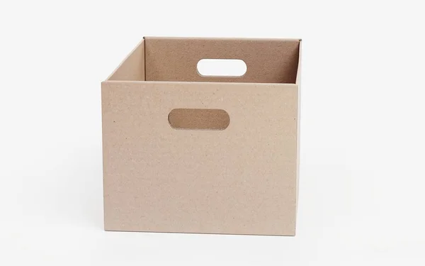 Renderizado Realista Caja Cartón — Foto de Stock