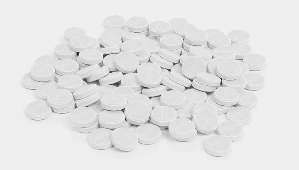 Realistisk Render Piller Medicin — Stockfoto