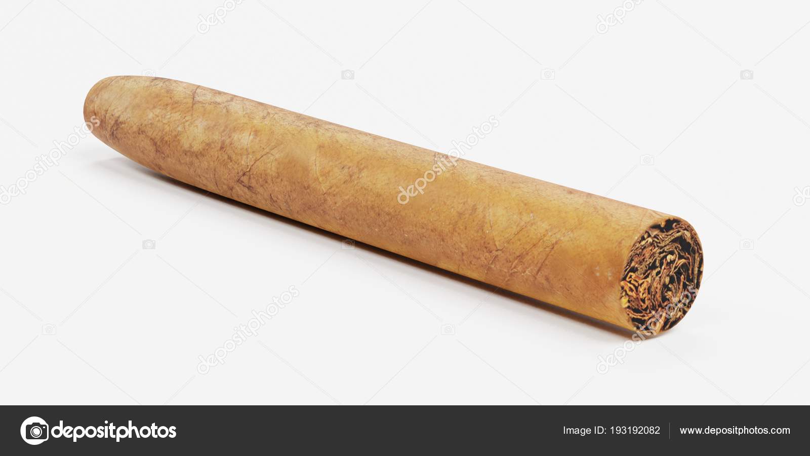 Realistic Render Cigar Stock Photo Realistic Render Cigar Stock Photo
