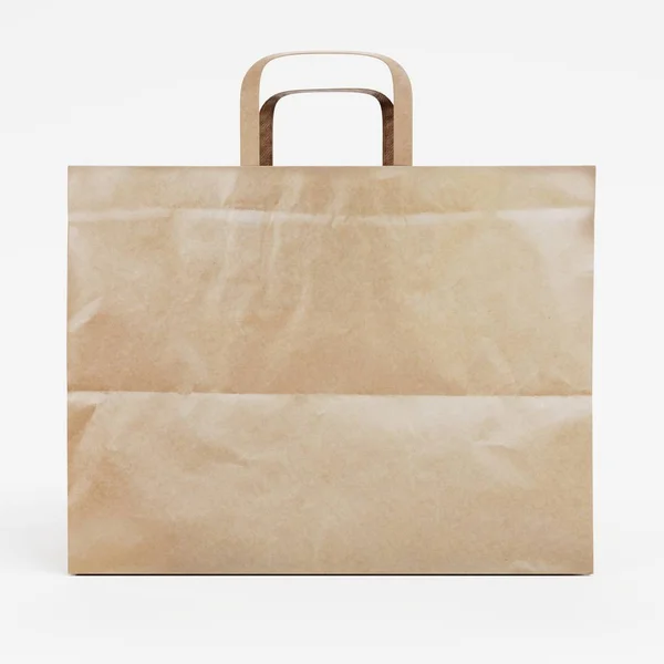 Realistic Render Paper Bag — Stock Photo, Image