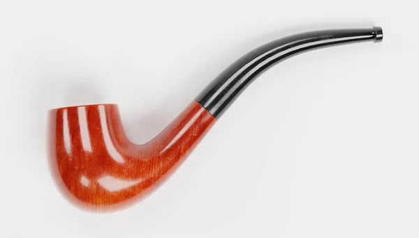 Realistic Render Smoking Pipe — Stock Photo, Image