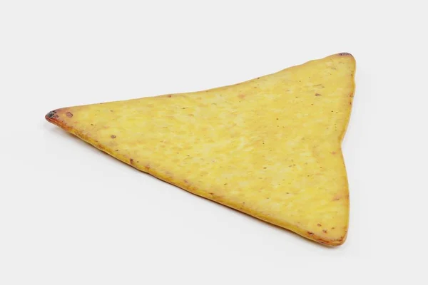 Realistic Render Tortilla Chip — Stock Photo, Image