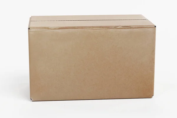 Realistic Render Carboard Box Royalty Free Stock Images