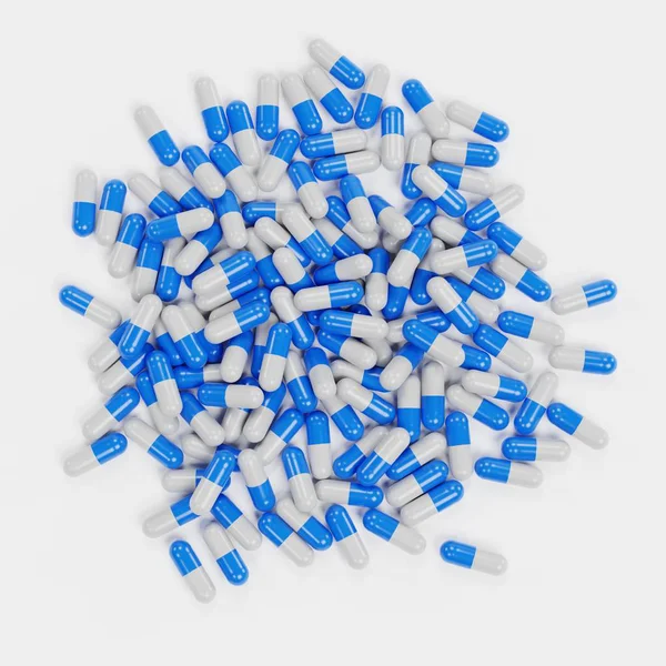 Realista Render Pills Medicina — Fotografia de Stock