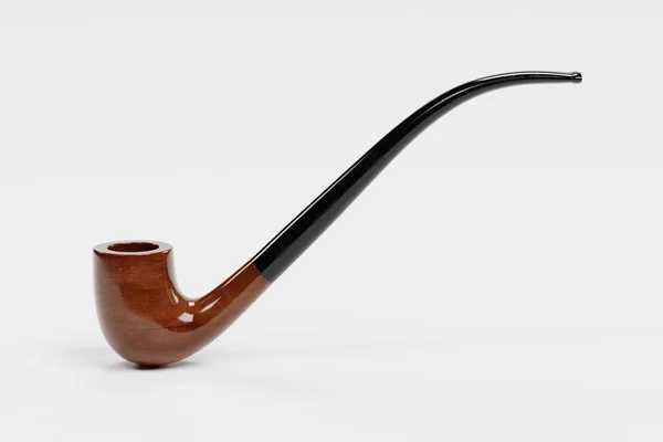 Realistic Render Smoking Pipe — Stock Photo, Image