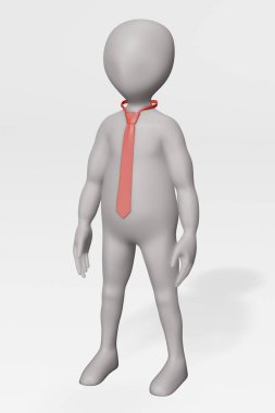 Kravatlı 3d Karakter Hazırlama