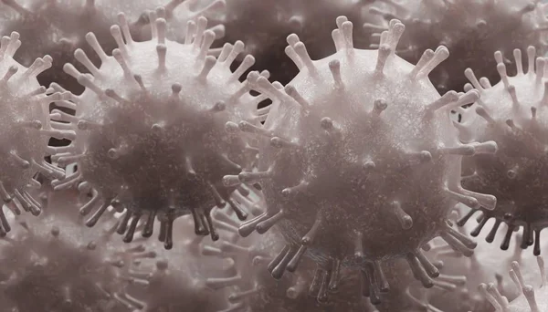 3D Render of Coronavirus 2019-nCoV Model