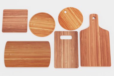 Gerçekçi 3d Kesme Tahtaları Hazırlama