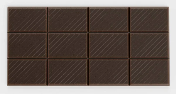 Réaliste Render Chocolate Bar — Photo
