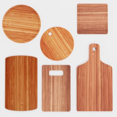 Gerçekçi 3d Kesme Tahtaları Hazırlama