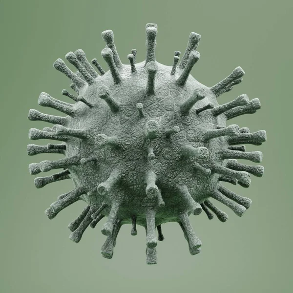 Realistic Render Coronavirus Model — Stock Photo, Image