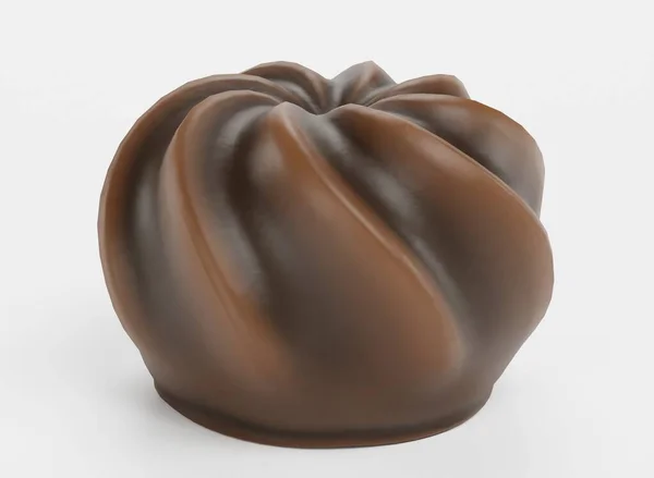 Realista Render Caramelo Chocolate — Foto de Stock