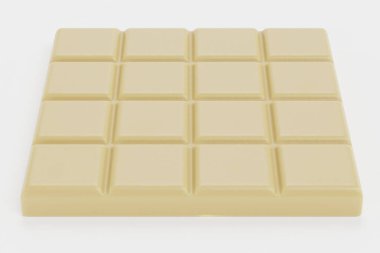 Çikolata Çubuğunun Gerçekçi 3 Boyutlu Çizimi