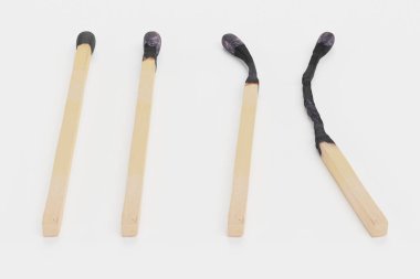 Kibritlerin Gerçekçi 3B Çizimi