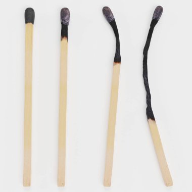 Kibritlerin Gerçekçi 3B Çizimi