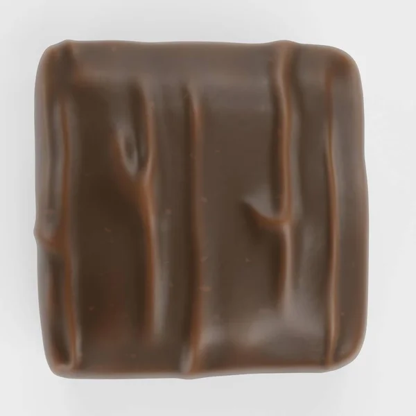 Realistische Render Van Chocolade Snoep — Stockfoto