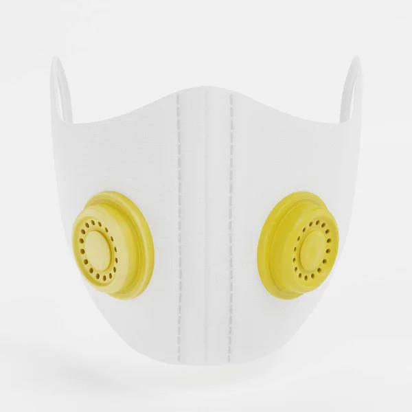 Renderização Realista Máscara Protetora — Fotografia de Stock