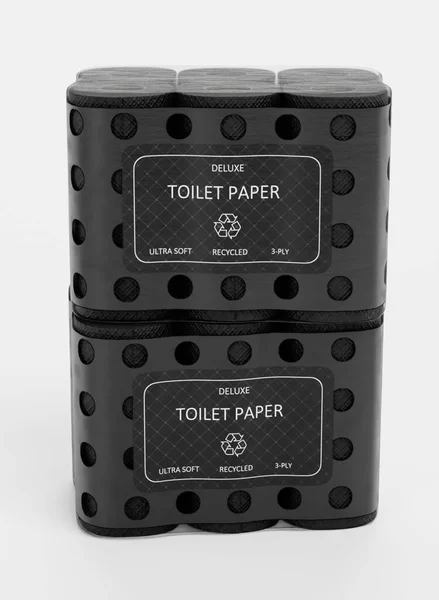 Realistic Render Toilet Papers Pack — Stock Photo, Image