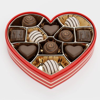 Gerçekçi 3 boyutlu Çikolata Kutusu Hazırlama