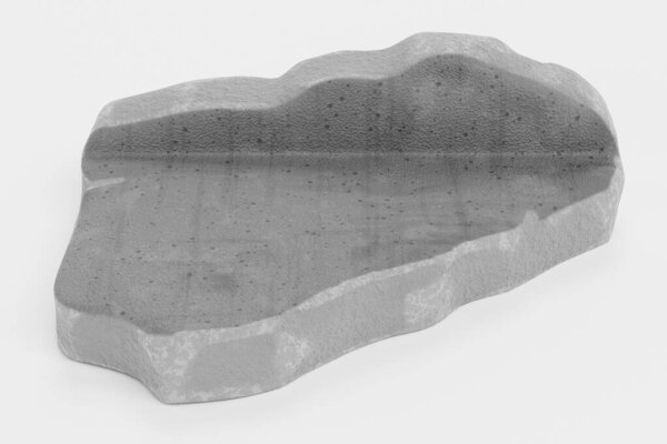 Realistic 3D render of Concrete Debris Piece