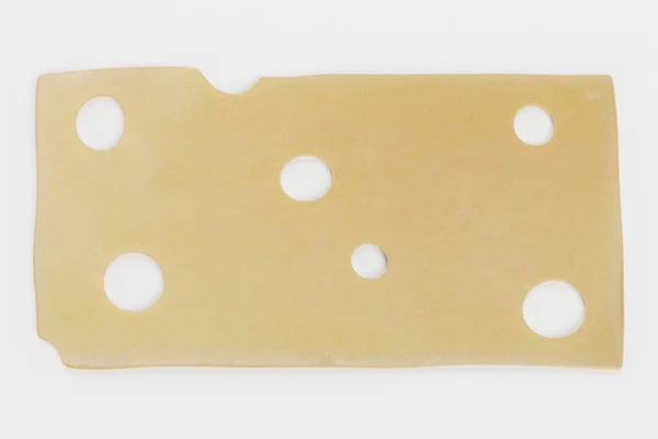 Realistyczne Renderowanie Emmental Cheese — Zdjęcie stockowe