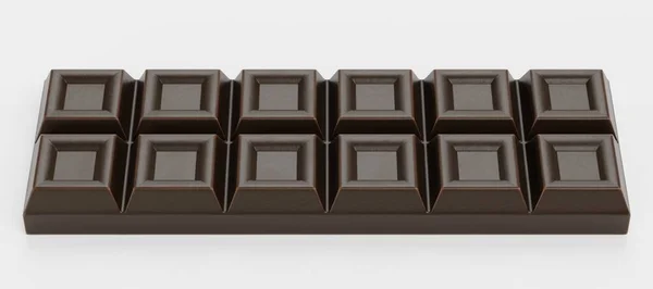 Realistisk Render Chokladkaka — Stockfoto