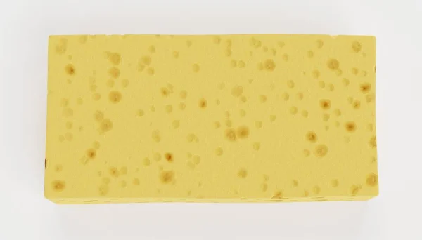 Realistisk Render Sponge — Stockfoto