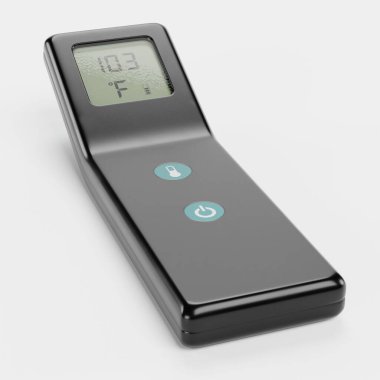 Termometrenin gerçekçi 3 boyutlu görüntüsü