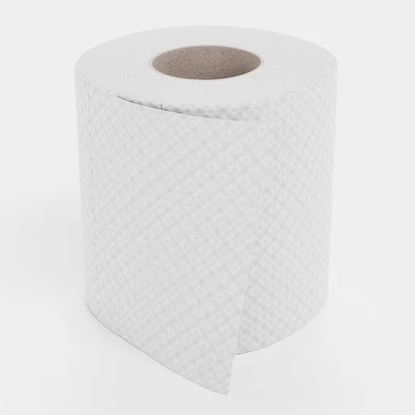 Realistyczny Render Papieru Toaletowego — Zdjęcie stockowe