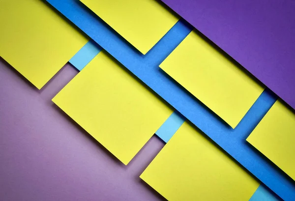 Abstraktes Papier geometrische Komposition — Stockfoto