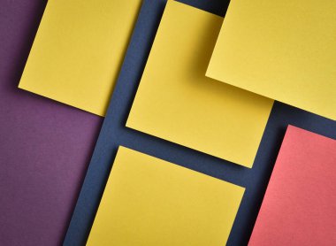 renkli kağıt kompozisyon