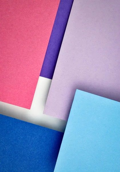 Eğik yığılmış renkli kağıt — Stok fotoğraf