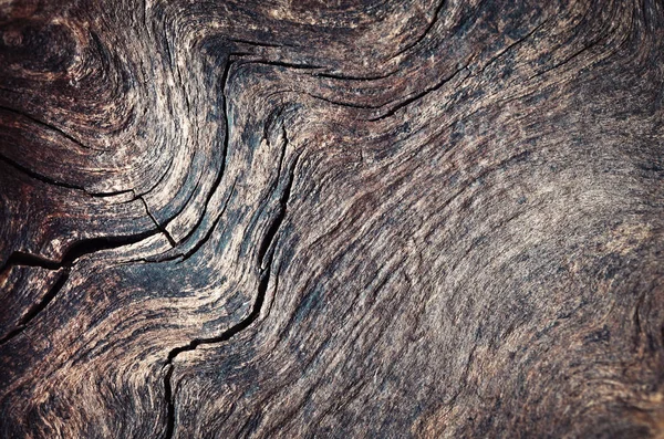 Garis bergelombang pada kayu tua — Stok Foto
