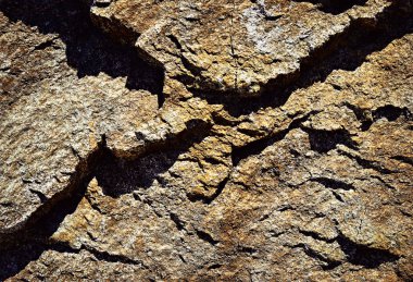 Gölgeler granit kayayı canlandırmak