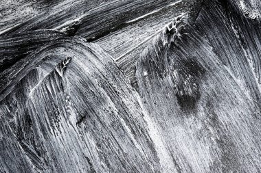 Sac pişirme üzerinde ayrıntılı lekeleri