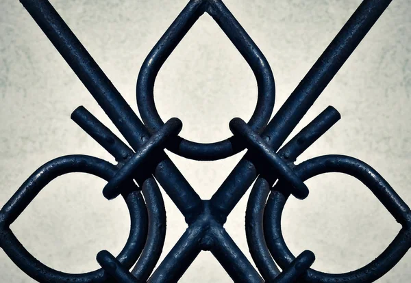 Detail ornamental iron gates — Stock Photo, Image