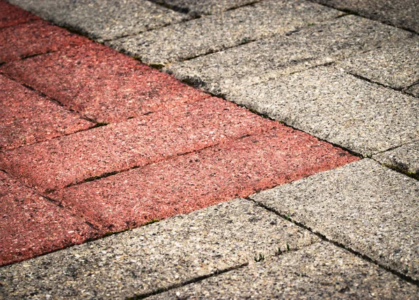 Vieux pavement en béton — Photo