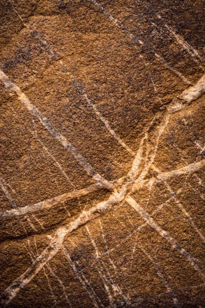 Detail sandstone with quartz veins — Stock Photo, Image