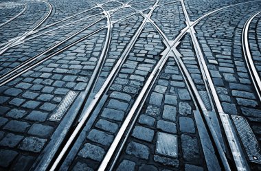 Taş döşeme Tramvayda tramvay