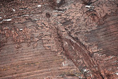 Eski bir kahverengi boya ile eski ahşap